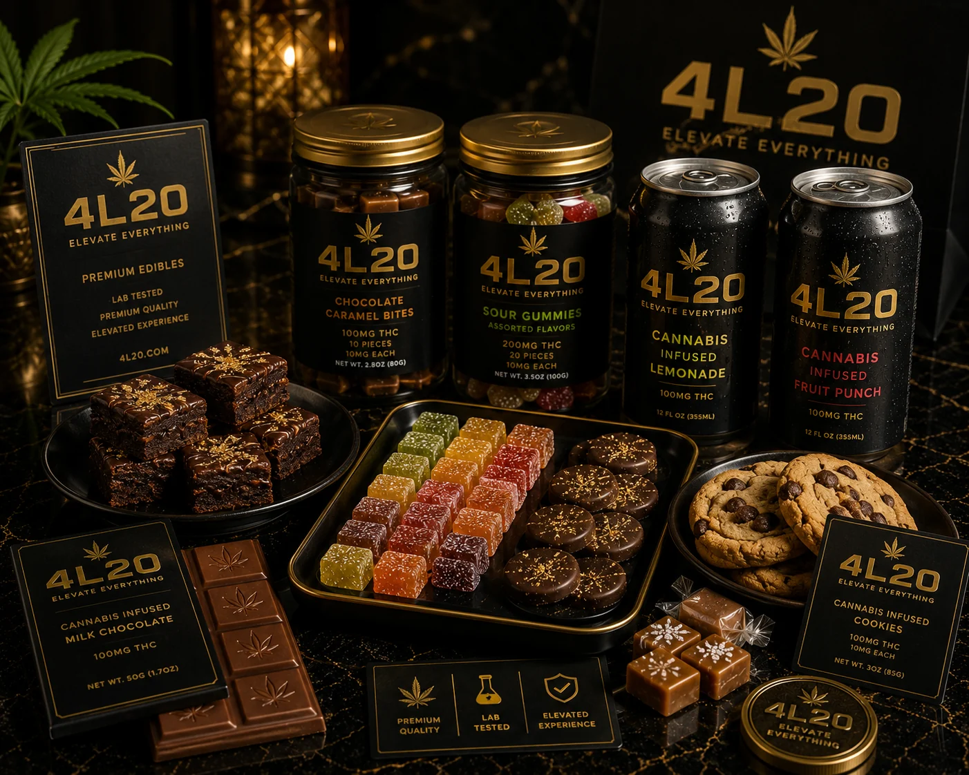 Gummies, Drinks & Bites
